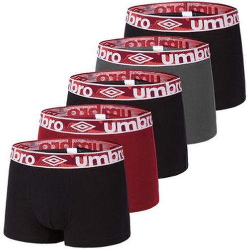 Boxers Lot de 5 Boxers coton Uni - Umbro - Modalova