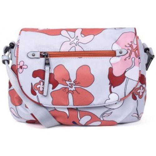 Sac à main Sac besace toile motif fleur ARTÉMISIA Orange - Hexagona - Modalova