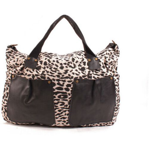 Sac Sac Cabas en toile Kimmie 4 Leopard - Le Temps des Cerises - Modalova