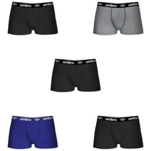 Boxers Lot de 5 Boxers coton uni - Umbro - Modalova