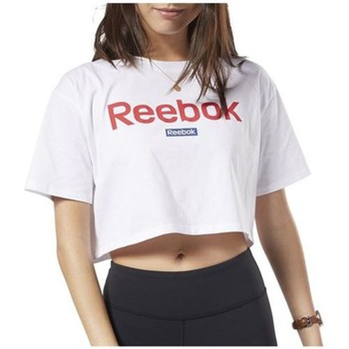 T-shirt Linear Logo Crop Tee - Reebok Sport - Modalova