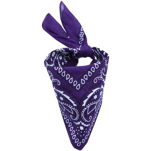 Echarpe Bandana coton Prune F - Kebello - Modalova