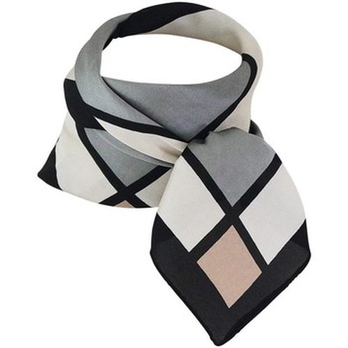 Echarpe Foulard polysatin quadrillé - Chapeau-Tendance - Modalova