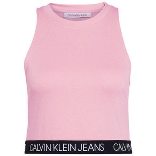 T-shirt Crop top ref_49786 - Calvin Klein Jeans - Modalova