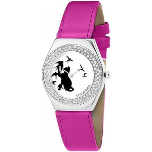 Montre MF316-OISEAU-CHAT+BRACELET006-FUSHIA - Sc Crystal - Modalova