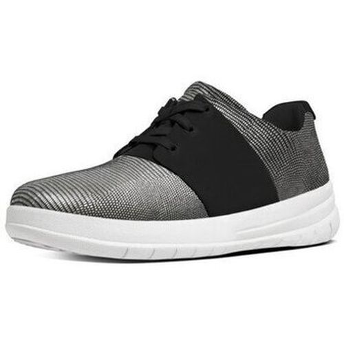 Baskets basses SPORTY-POP TM X LIZARD PRINT SNEAKER BLACK - FitFlop - Modalova