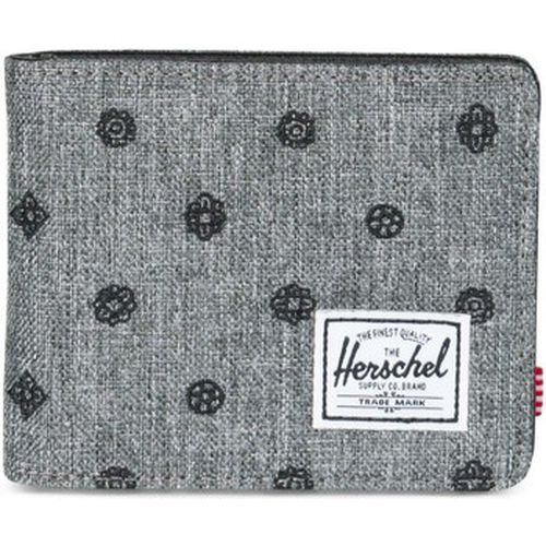 Portefeuille Hank RFID Raven Crosshatch Embroidery - Herschel - Modalova