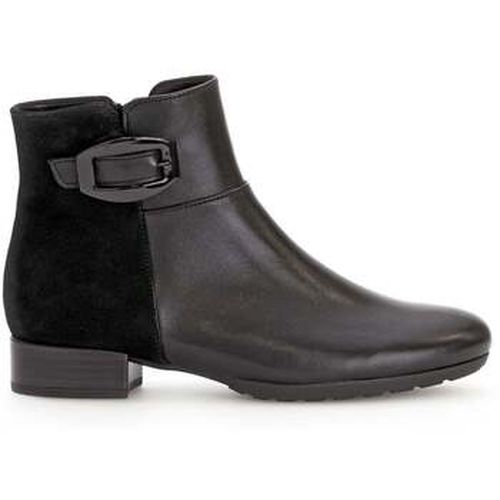 Bottines en cuir à talon block décroché - Gabor - Modalova