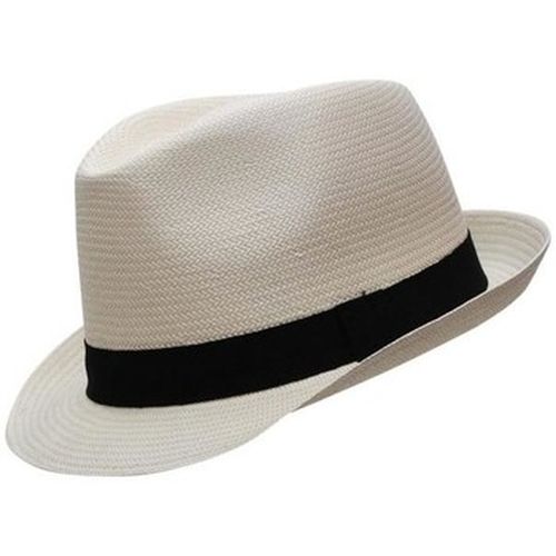 Chapeau Trilby panama véritable pliable T59 - Chapeau-Tendance - Modalova