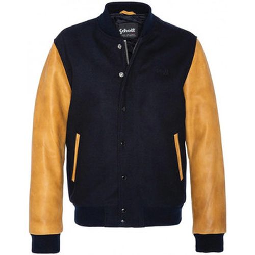 Veste Schott LCUSA NAVY/COGNAC - Schott - Modalova