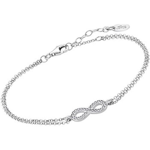 Bracelets Bracelet Silver motif infini empierré - Lotus - Modalova
