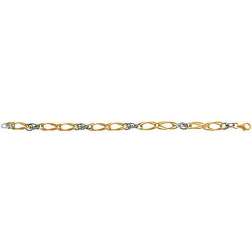 Bracelets Bracelet or bicolore mailles ovales alternées - Brillaxis - Modalova