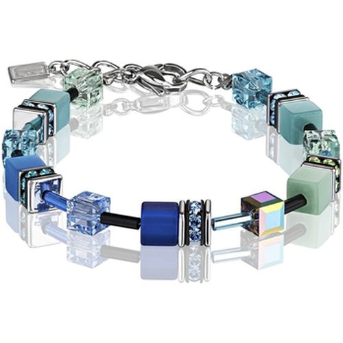 Bracelets Bracelet Géocube acier bleu vert - Coeur De Lion - Modalova