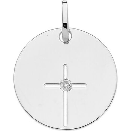 Pendentifs Médaille ronde or 9 croix diamant - Brillaxis - Modalova