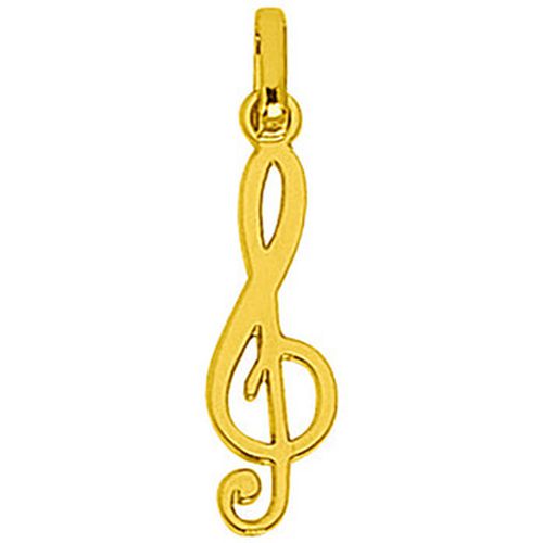 Pendentifs Pendentif musique clé de sol or 18k - Brillaxis - Modalova