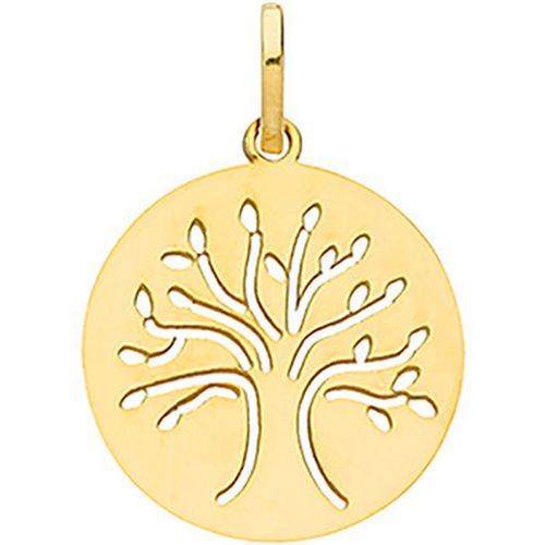 Pendentifs Médaille arbre de vie ajouré or 9 carats - Brillaxis - Modalova