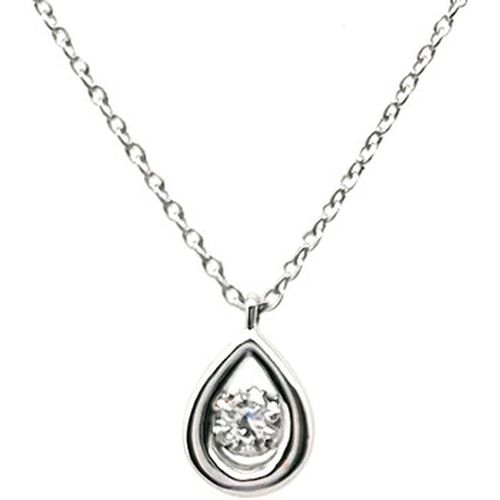 Collier Collier goutte solitaire diamant or 18 carats 0.050 ct - Brillaxis - Modalova