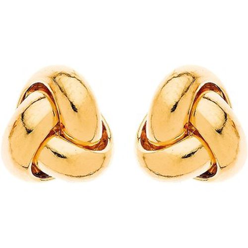 Boucles oreilles Boucles d'oreilles bouton noeud or 9 carats - Brillaxis - Modalova