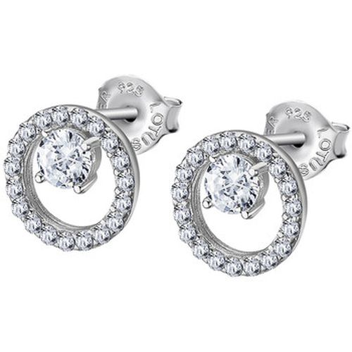 Boucles oreilles Boucles d'oreilles Silver Cercle et oxydes - Lotus - Modalova