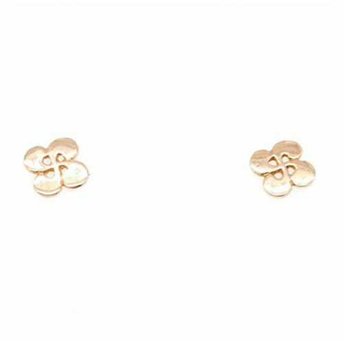 Boucles oreilles Boucles d'oreilles Lauburu or 18 carats 8 mm - Bijoux Basques - Modalova