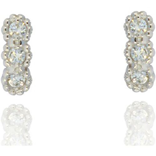 Boucles oreilles Boucles d'oreilles or trilogie diamant - Brillaxis - Modalova