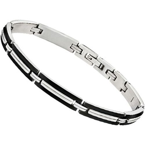 Bracelets Bracelet fin noir et acier - Lotus - Modalova