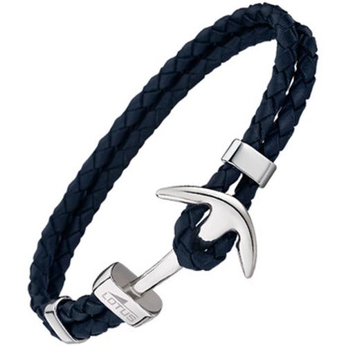 Bracelets Bracelet Collection Urban Man Ancre cuir bleu - Lotus - Modalova