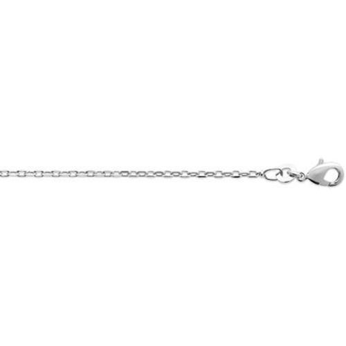 Collier Chaîne argent rhodié 45cm - Brillaxis - Modalova