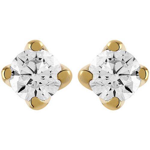 Boucles oreilles Boucles d'oreilles puces diamants or 0.16 ct - Brillaxis - Modalova