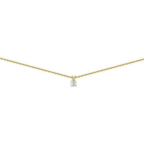 Collier Collier solitaire diamant griffes or 0.15 ct - Brillaxis - Modalova