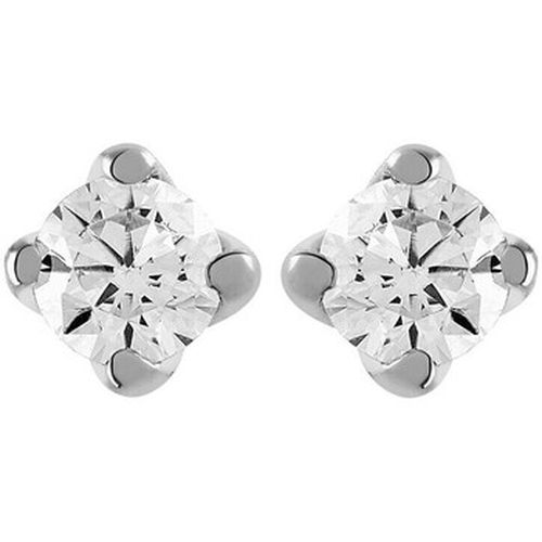 Boucles oreilles Boucles d'oreilles puces diamants or 18 0.11 ct - Brillaxis - Modalova