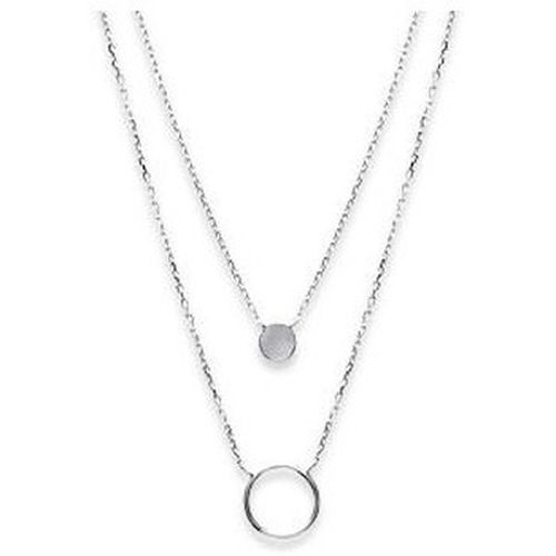 Collier Collier doubles chaînes cercles - Brillaxis - Modalova