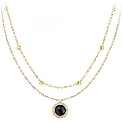 Collier B2126-NOIR+B2370-DORE - Sc Bohème - Modalova