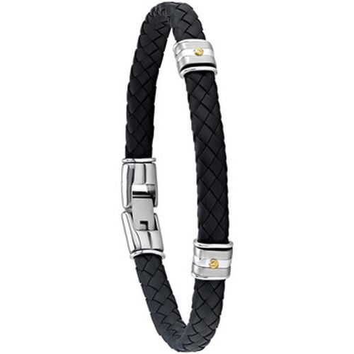 Bracelets Bracelet Hudson cuir synthétique noir - Jourdan - Modalova