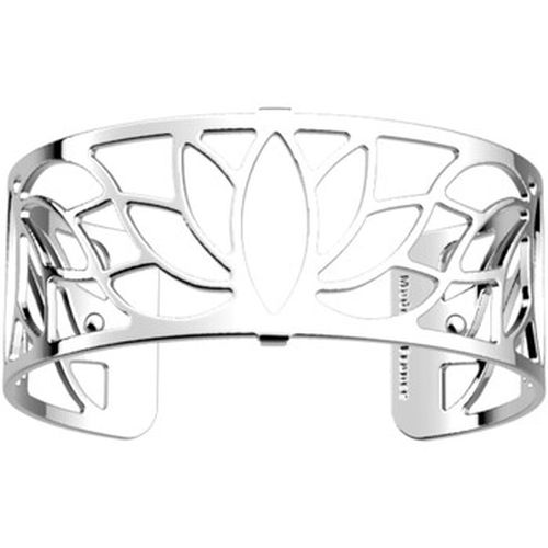 Bracelets Manchette Lotus argentée 25mm - Les Georgettes - Modalova