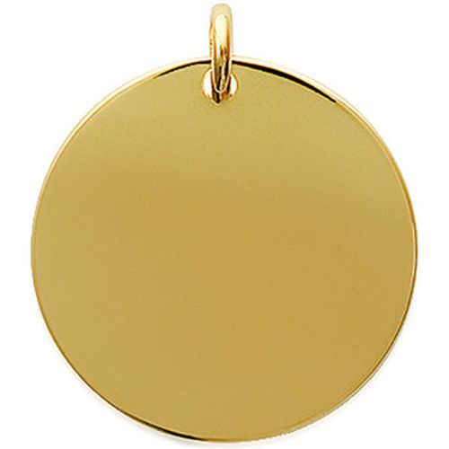 Pendentifs Pendentif médaille ronde plaqué or 27 mm - Brillaxis - Modalova
