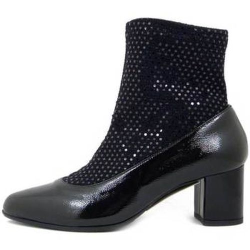 Boots Chaussures, Bottine, Cuir Brillant Douce - 9844 - Vernissage - Modalova