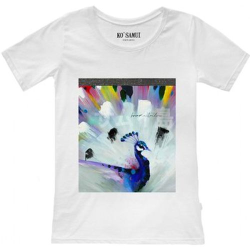 T-shirt T-shirt motifs de plumes brillantes K - Ko Samui Tailors - Modalova