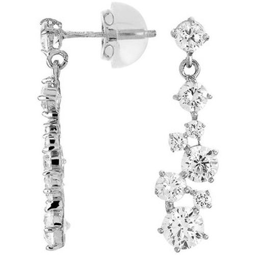 Boucles oreilles Boucles d'oreilles en or 375/1000 et zircon - Cleor - Modalova