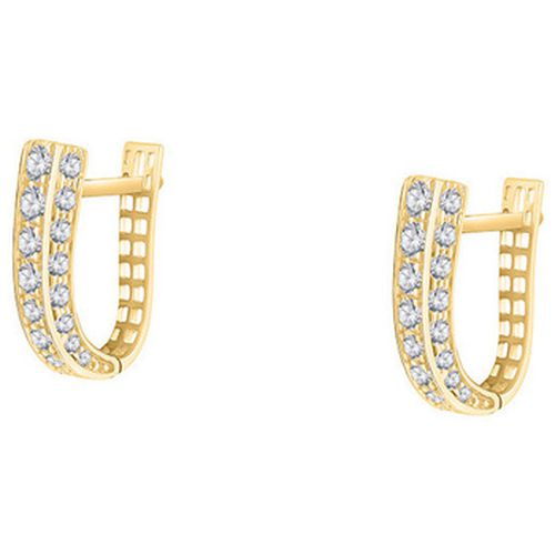 Boucles oreilles Boucles d'oreilles en or 750/1000 et zircon - Cleor - Modalova