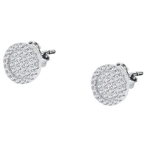 Boucles oreilles Boucles d'oreilles en argent 925/1000 et zircon - Cleor - Modalova