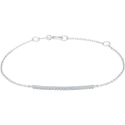 Bracelets Bracelet en or 375/1000 et zircon - Cleor - Modalova