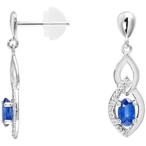 Boucles oreilles Boucles d'oreilles en or 375/1000 et saphir - Cleor - Modalova