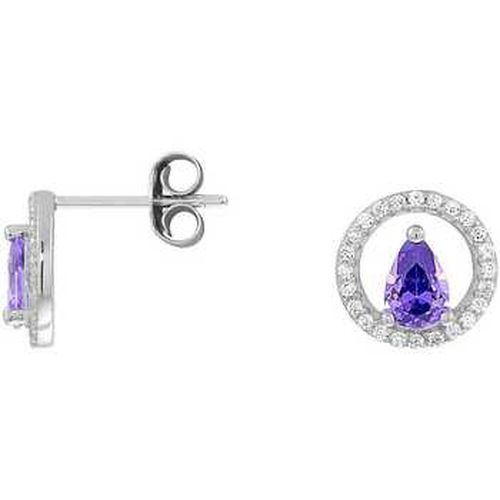 Boucles oreilles Boucles d'oreilles en argent 925/1000 et zircon - Cleor - Modalova