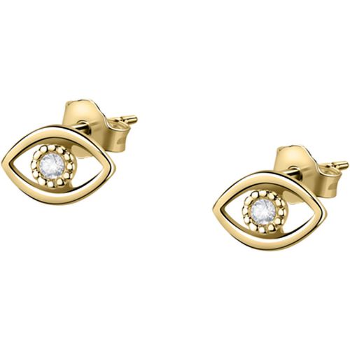 Bijoux Boucles d'oreilles en laiton et zircon - Cleor - Modalova