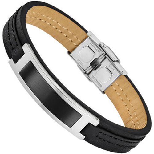 Bracelets Bracelet cuir et acier - Lotus - Modalova