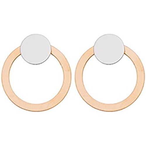 Boucles oreilles Boucles d'oreilles cercle bicolore - Brillaxis - Modalova