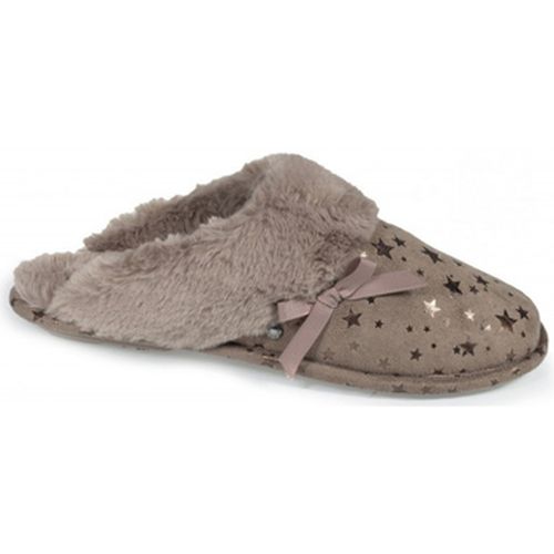 Chaussons chaussons suÃ©dine Ã©toiles 97168 taupe - Isotoner - Modalova
