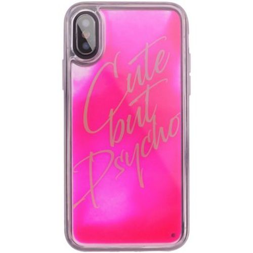 Housse portable Couverture Cute But Psycho iPhone XS X Pink - Benjamins - Modalova