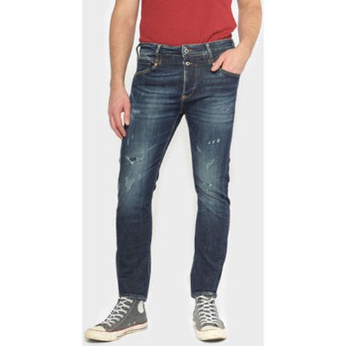 Jeans Raffi 900/16 tapered 7/8ème jeans destroy -noir - Le Temps des Cerises - Modalova
